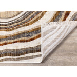 Desert Wave 5'3" x 7'10" Curvy Waves Area Rug - Beige
