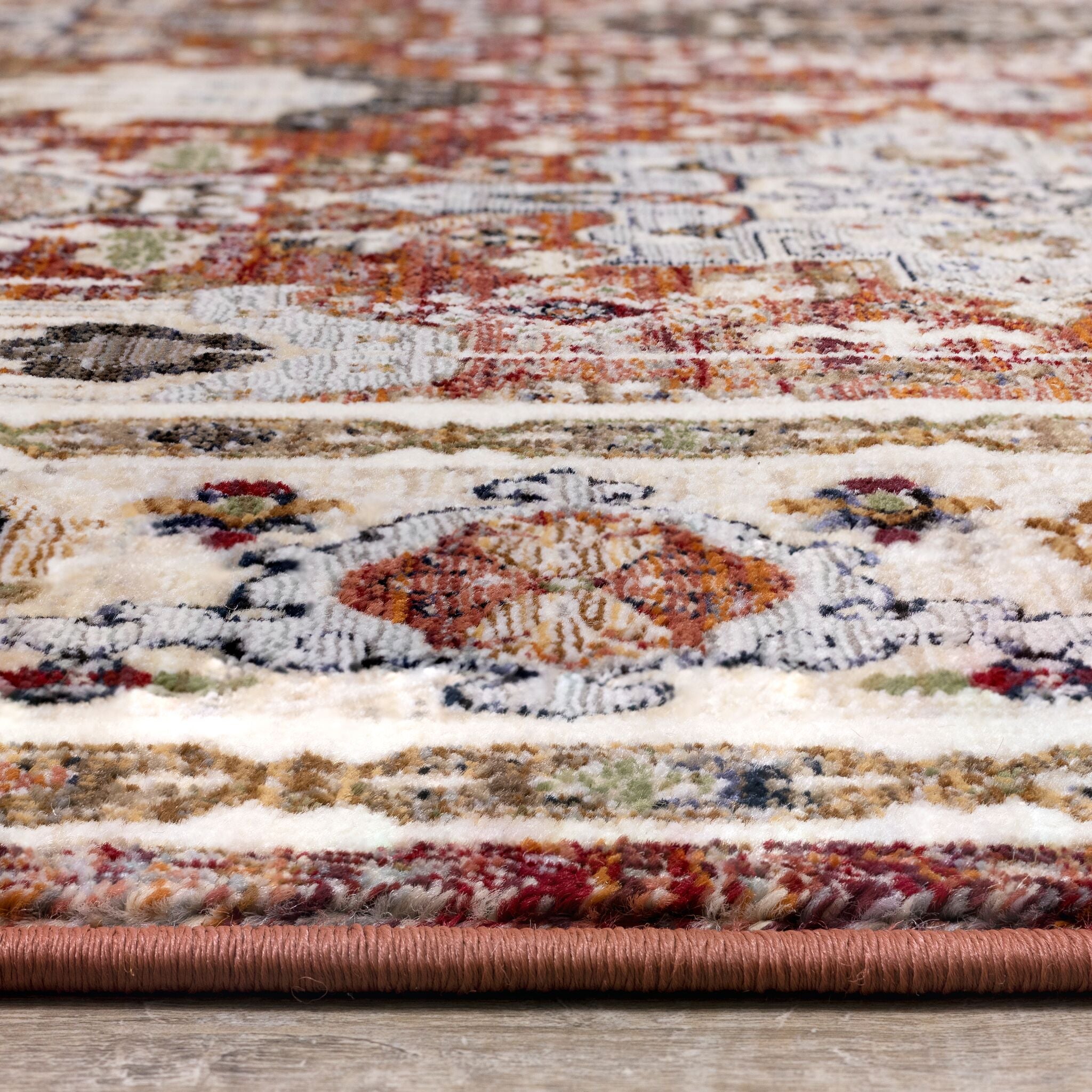 Mosaic 5'3" x 7'10" Tribal Area Rug - Beige