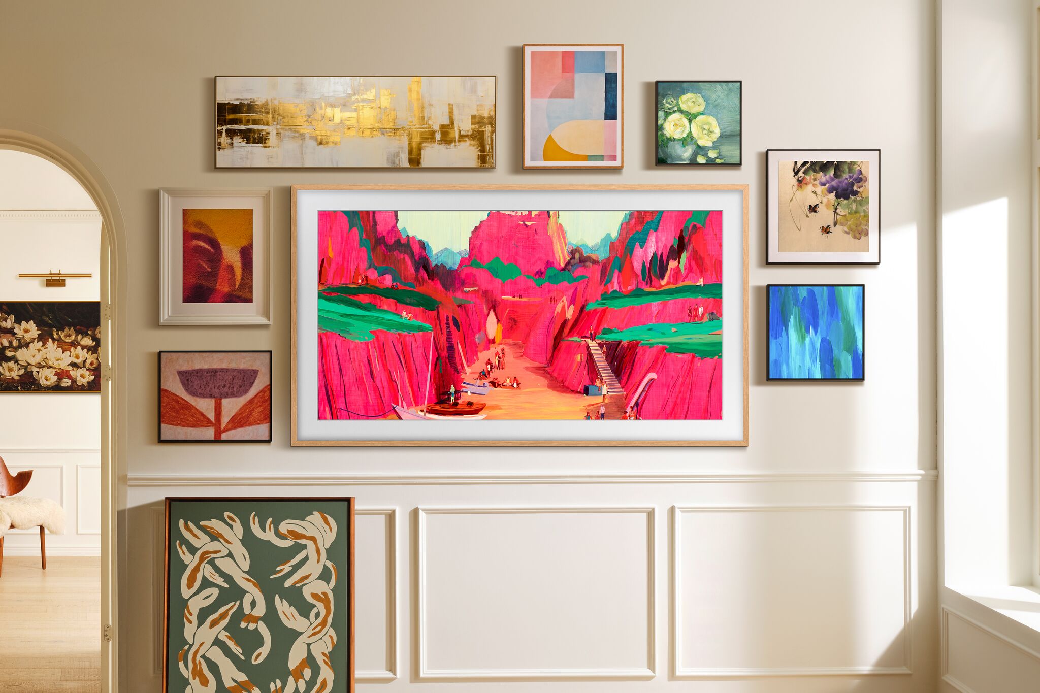 Samsung 65" 4K Frame Pro Smart NEO QLED TV - QN65LS03FWFXZC