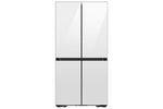 Samsung BESPOKE 36" 22.8 Cu. Ft. White Glass 4-Door Flex  French Door Refrigerator with Beverage Centre - RF23DB960012AA