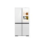 Samsung BESPOKE White Glass 36" 4-Door Flex with AI Family Hub+ (22.5cu.ft.) - RF23DB990012AC