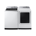 Samsung White Electric Smart Dryer with Steam Dry (7.4 Cu.Ft.) - DVE52DG5505WAC