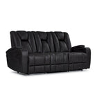 San Antonio Dual Power Reclining Sofa - Grey