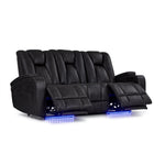 San Antonio Dual Power Reclining Sofa - Grey