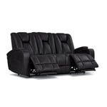San Antonio Dual Power Reclining Sofa - Grey