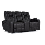 San Antonio Dual Power Reclining Sofa, Loveseat and Chair Set - Grey