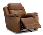 Santa Fe Glider Power Recliner - Copper