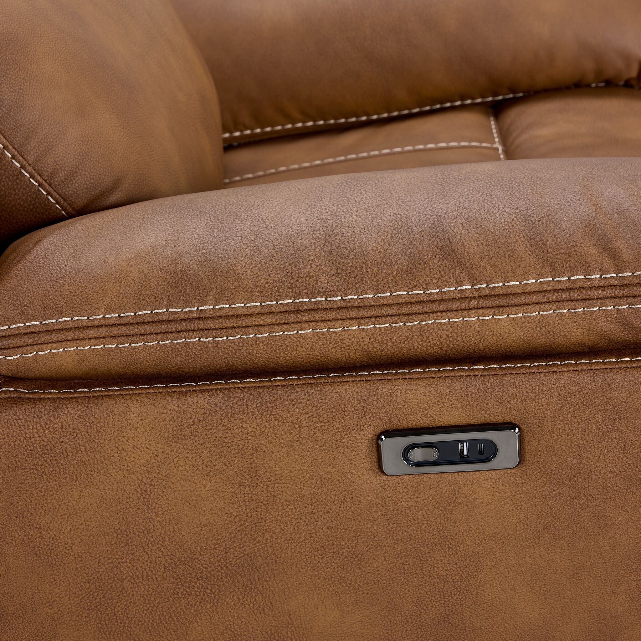 Santa Fe Glider Power Recliner - Copper
