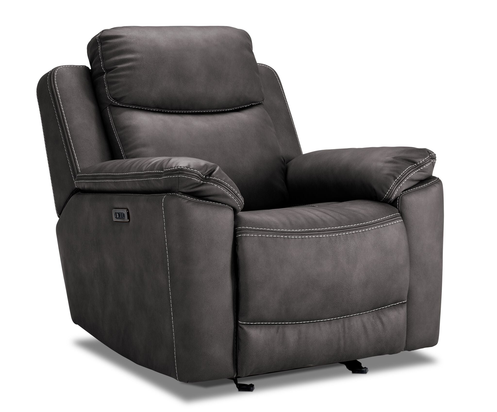 Santa Fe Power Reclining Sofa and Chair Set - Graphite