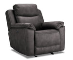 Santa Fe Power Reclining Sofa, Loveseat and Chair Set - Graphite