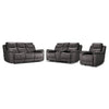Santa Fe Power Reclining Sofa, Loveseat and Chair Set - Graphite