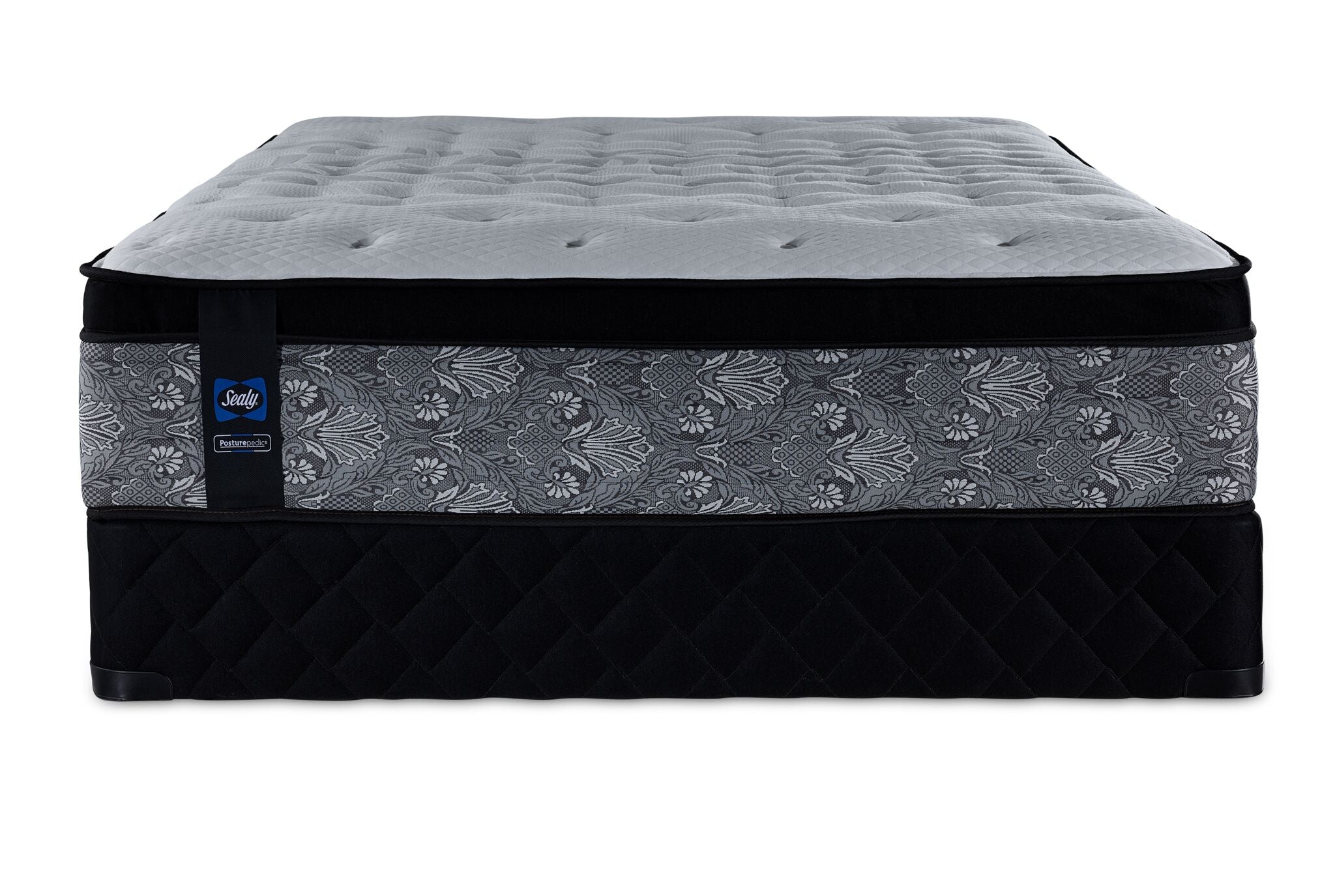 Sealy Posturepedic Correct Comfort III Firm Eurotop Full Mattress and Boxspring Leon s