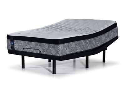 Sealy Posturepedic® Correct Comfort III Firm Eurotop King Mattress and L2 Motion Pro Adjustable Base