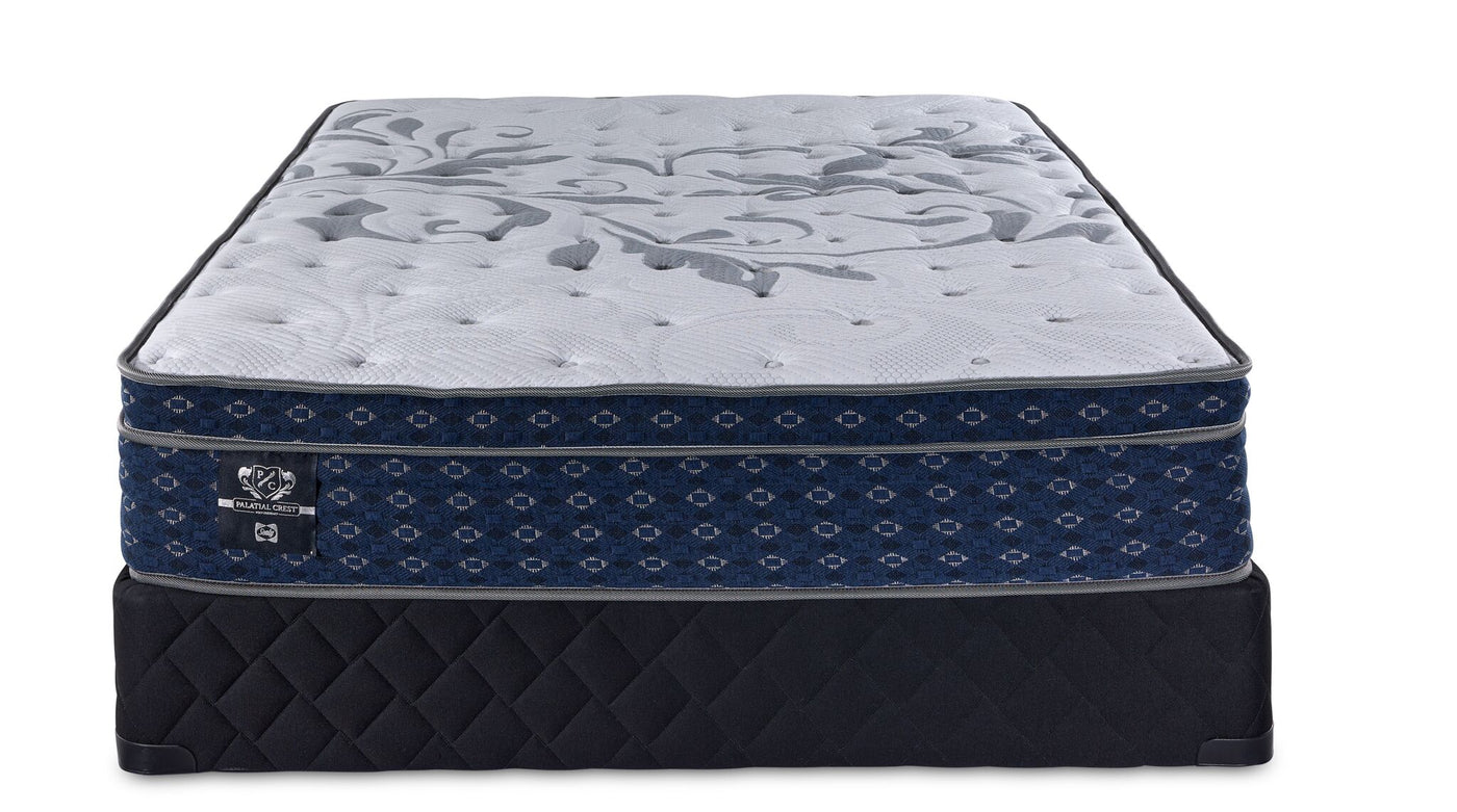 Sealy Posturepedic® Palatial Crest® Dara Firm Eurotop King Mattress and Split Boxspring Set