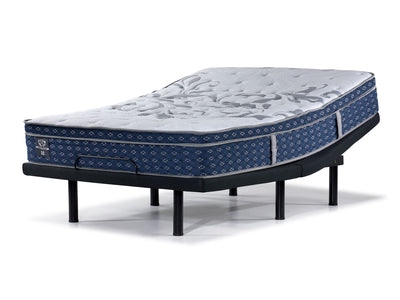 Sealy Posturepedic® Palatial Crest® Dara Firm Eurotop Twin XL Mattress and L2 Pro Motion Adjustable Base