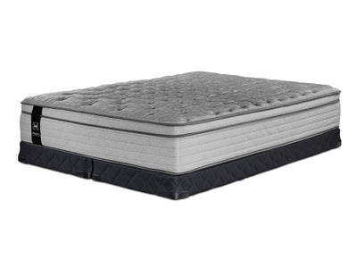 Sealy Posturepedic® Plus Sterling Artemis Euro Top Luxury Firm Queen Mattress and Low Profile Split Boxspring Set