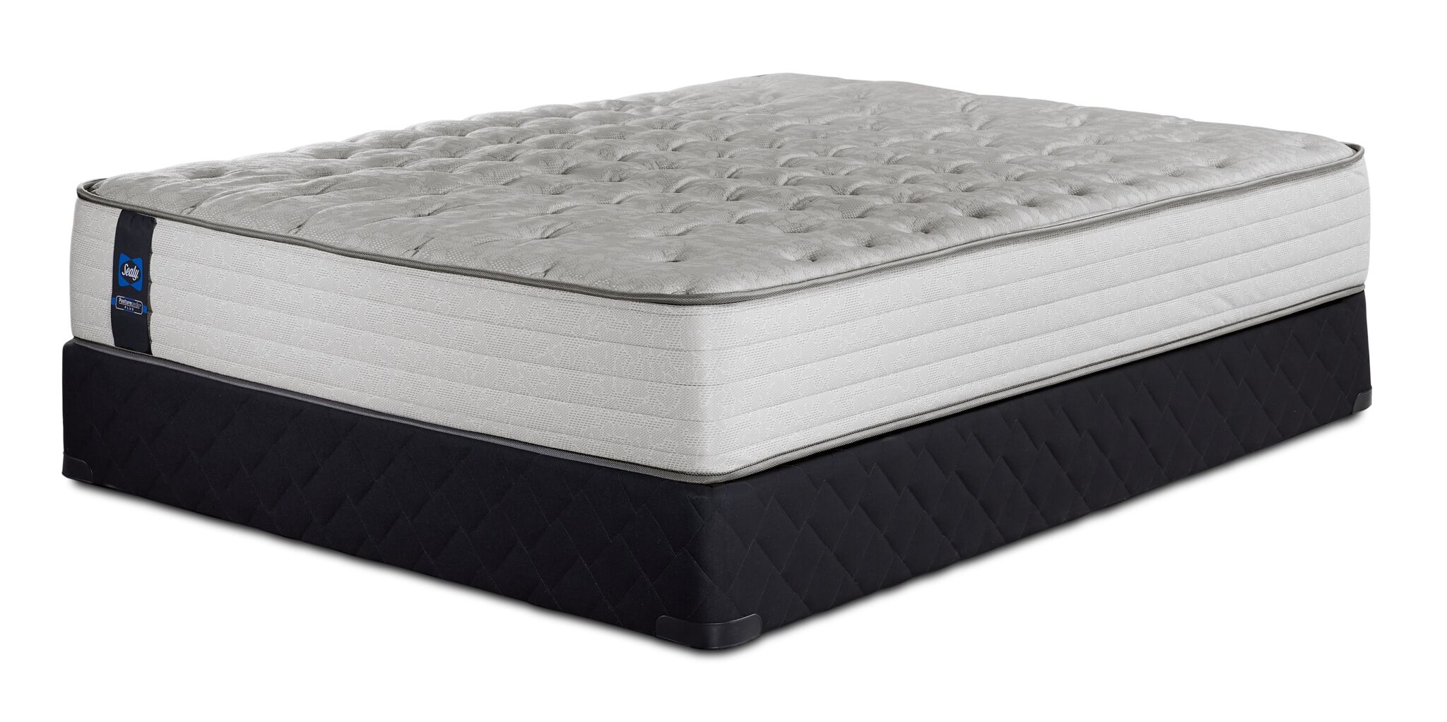Sealy Posturepedic® Plus Sterling Bowie Tight Top Firm Queen Mattress and Boxspring Set