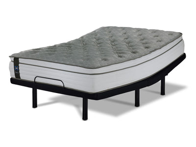Sealy Posturepedic® Correct Comfort 5 Medium Eurotop King Mattress and L2 Motion Pro Adjustable Base