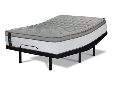 Sealy Posturepedic® Correct Comfort 6 Firm Eurotop Twin XL Mattress and L2 Motion Pro Adjustable Base