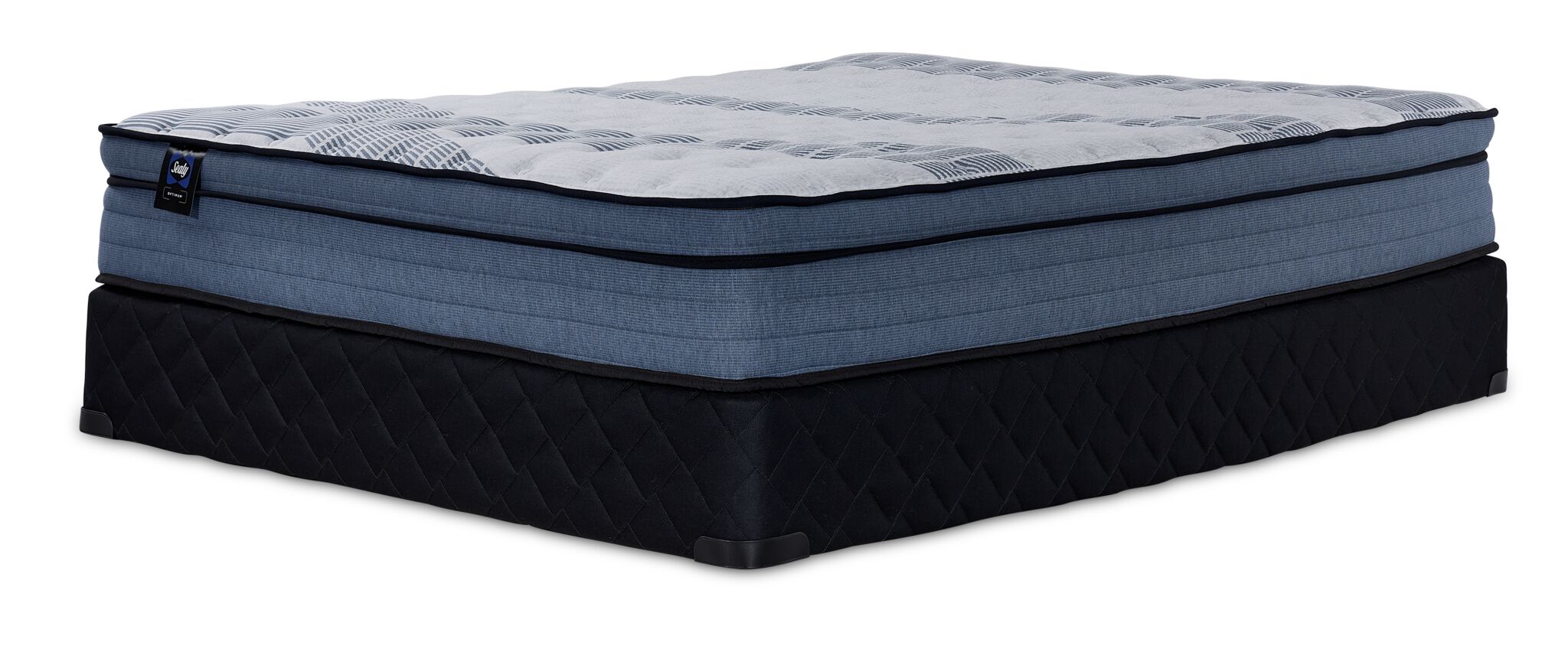 Sealy® Essentials Remy Firm Eurotop King Mattress and Split Boxspring Set
