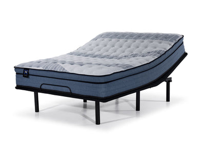 Sealy® Essentials Remy Firm Eurotop King Mattress and L2 Motion Adjustable Base 2.0