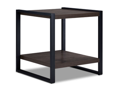 Sean 23.5" End Table- Grey Stone