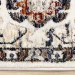 Serene 5'3" x 7'7" Intricate Border Area Rug