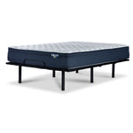 Serta Prosper Firm Euro Top Queen Mattress and L2 Motion Adjustable Base
