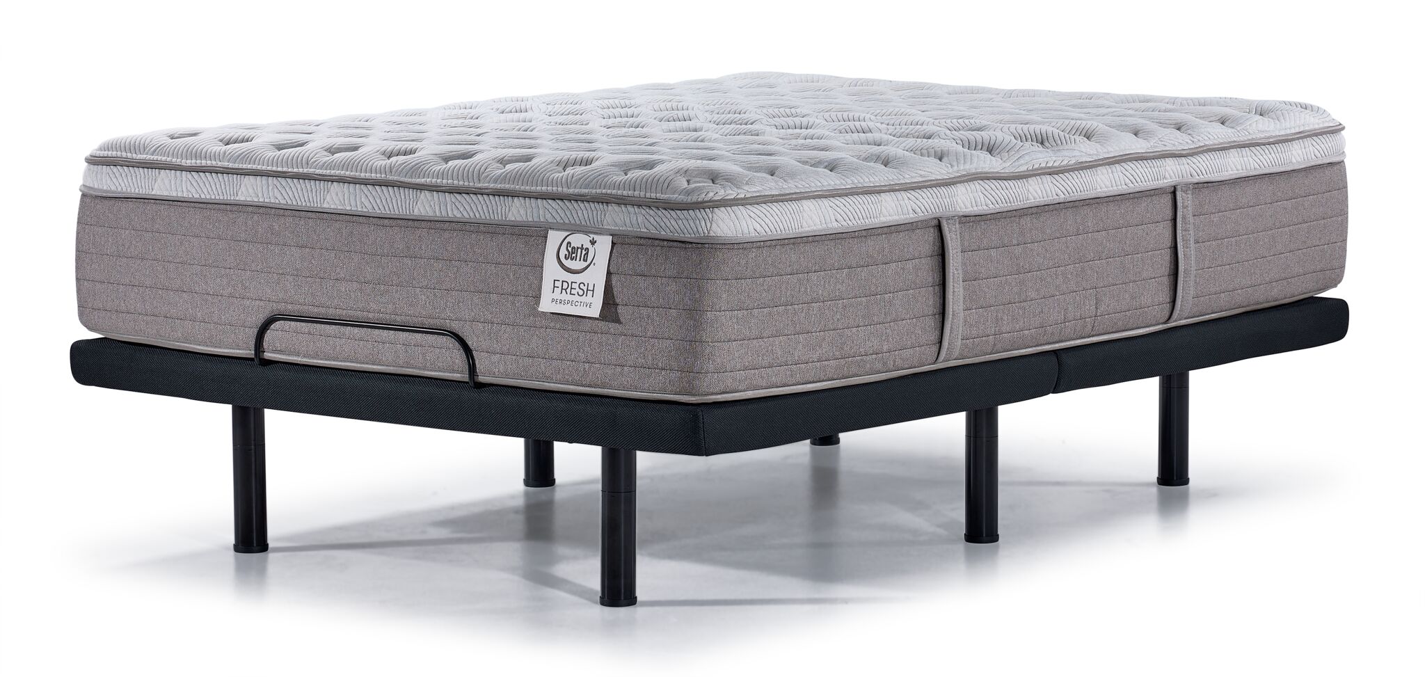 Serta Fresh Perspective Medium King Mattress and L2 Motion Pro Adjustable Base
