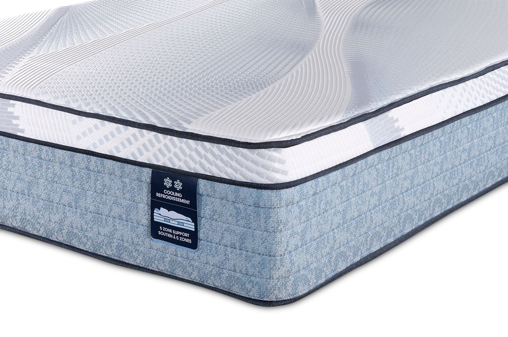 Serta iComfort® AIR 2 Luxury Firm Euro Top 13" Queen Mattress and Boxspring Set