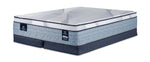 Serta iComfort® AIR 4 Plush Euro Top 14" Queen Mattress and Low Profile Split Boxspring Set