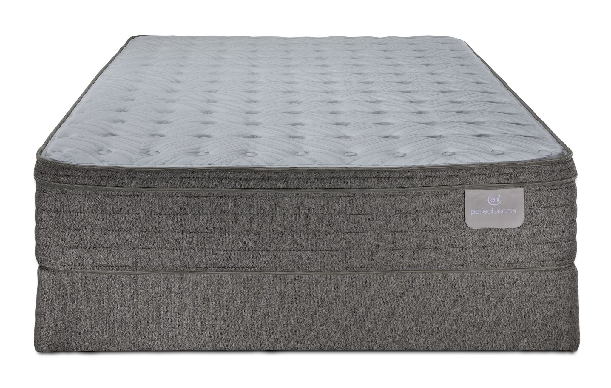 Serta® Perfect Sleeper Pacific Medium Eurotop Twin Mattress and Boxspring Set
