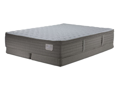 Serta® Perfect Sleeper Pacific Medium Eurotop King Mattress and Low Profile Split Boxspring Set