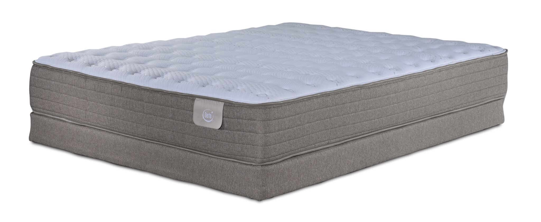 Serta® Panama Firm Twin Mattress and Low Profile Boxspring Set