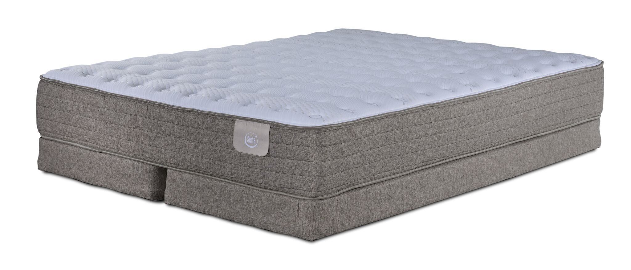 Serta® Panama Firm King Mattress and Low Profile Split Boxspring Set