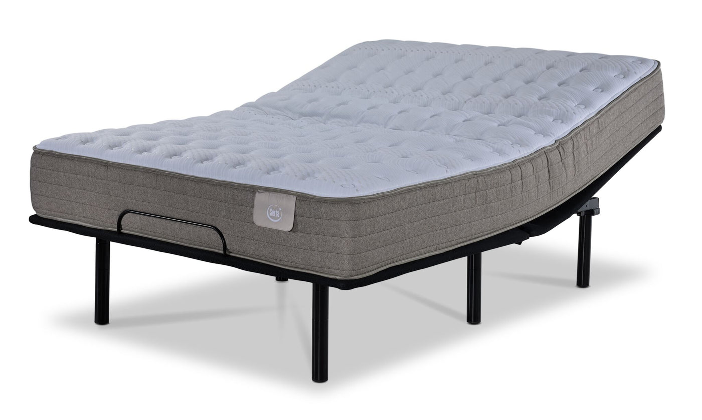 Serta® Panama Firm Queen Mattress and L2 Motion Adjustable Base