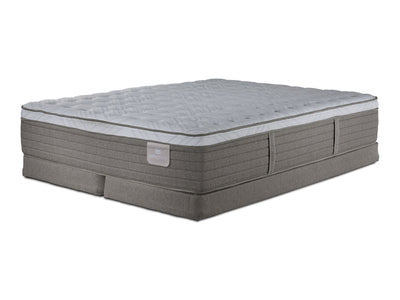 Serta® Perfect Sleeper Provence Firm Eurotop Queen Mattress and Low Profile Split Boxspring Set