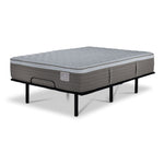 Serta® Perfect Sleeper Provence Firm Eurotop King Mattress and L2 Pro Motion Adjustable Base