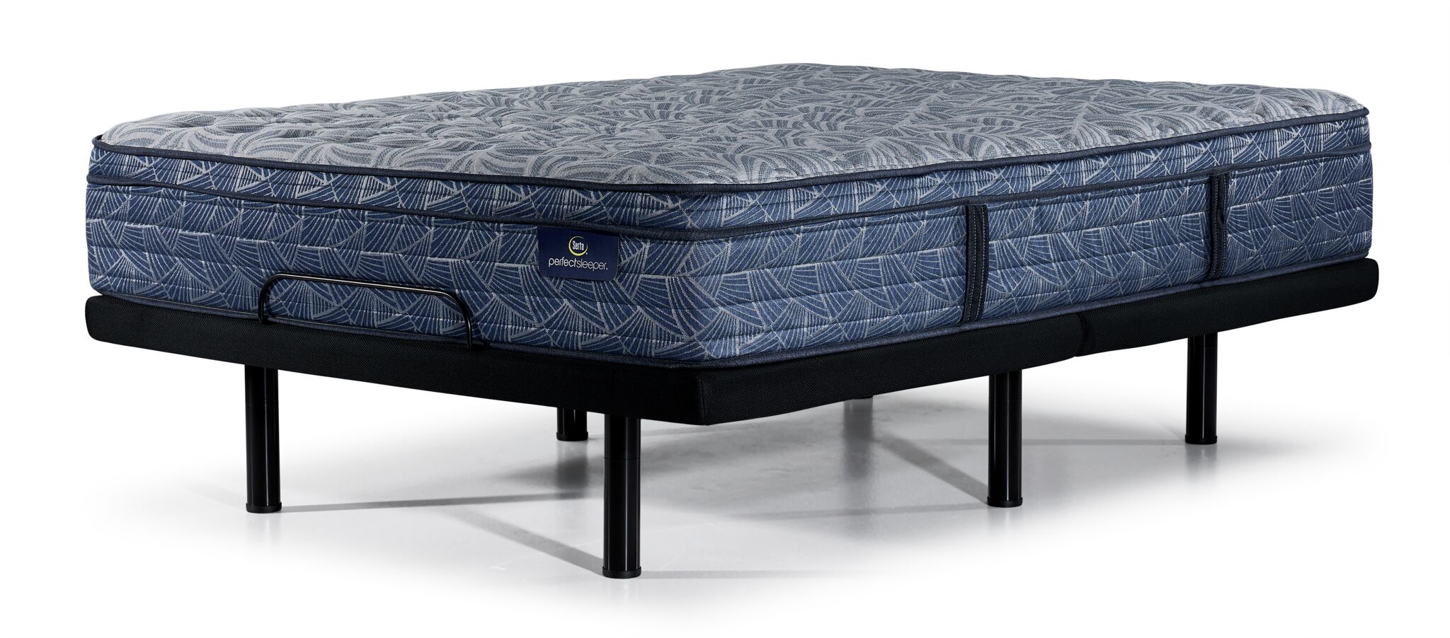 Serta® Perfect Sleeper Thrive Medium Euro Top Twin XL Mattress and L2 Pro Motion Adjustable Base