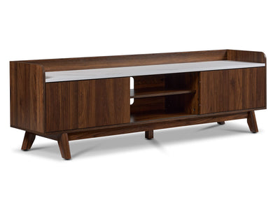Sevyn 70" TV Stand - Walnut Brown