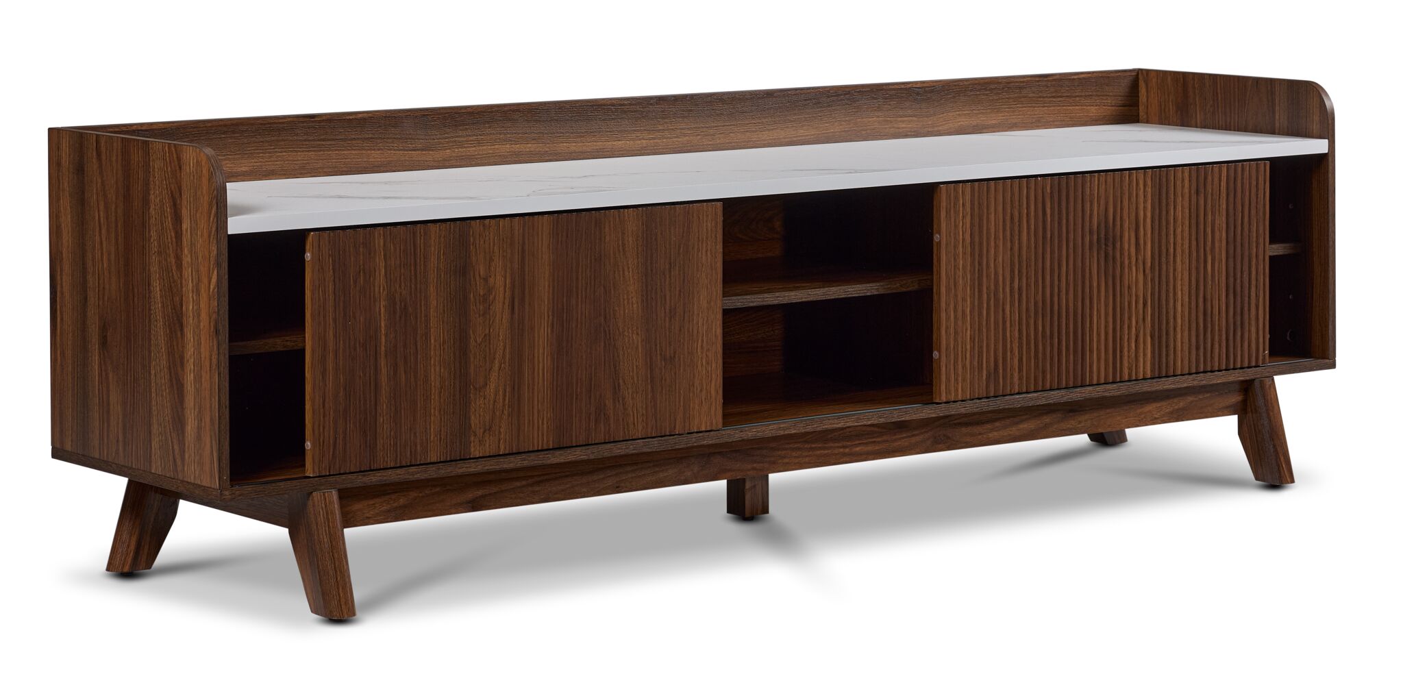 Sevyn 70" TV Stand - Walnut Brown