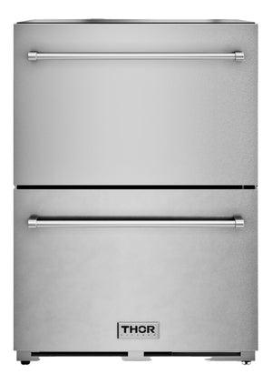 Thor Kitchen Stainless Steel Indoor/Outdoor Freezer Drawer (3.36 cu.ft.) - TRZ24U