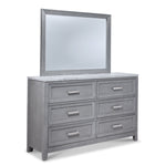 Silverstone 6 - Piece King Storage Bedroom Package - Mist Grey