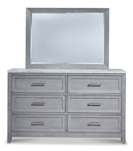 Silverstone 6-Drawer Dresser - Mist Grey