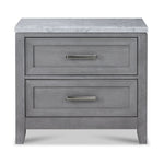 Silverstone Night Table - Mist Grey