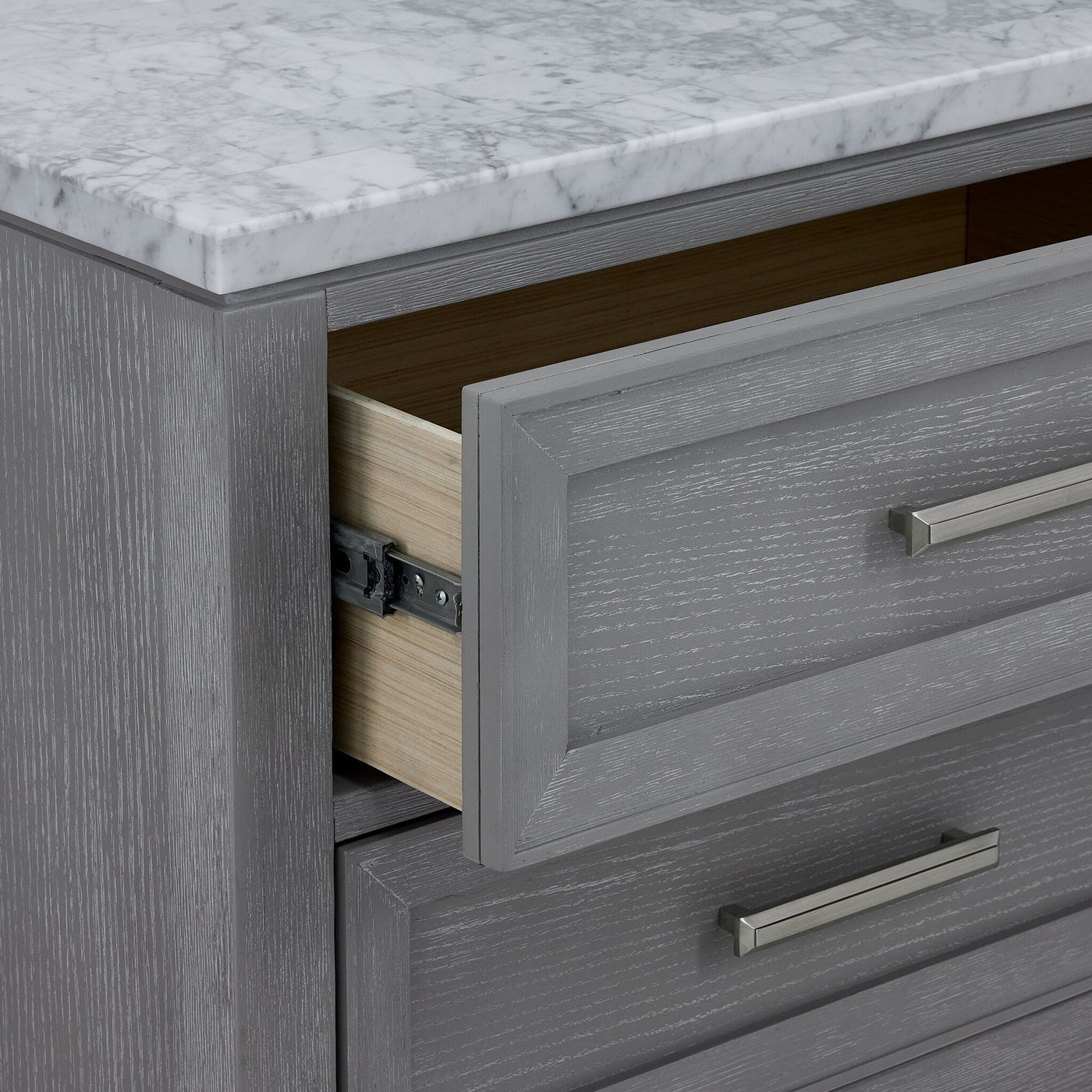 Silverstone Night Table - Mist Grey