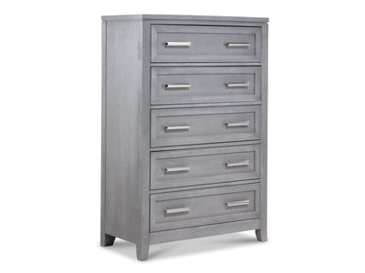 Silverstone 5-Drawer Chest - Mist Grey