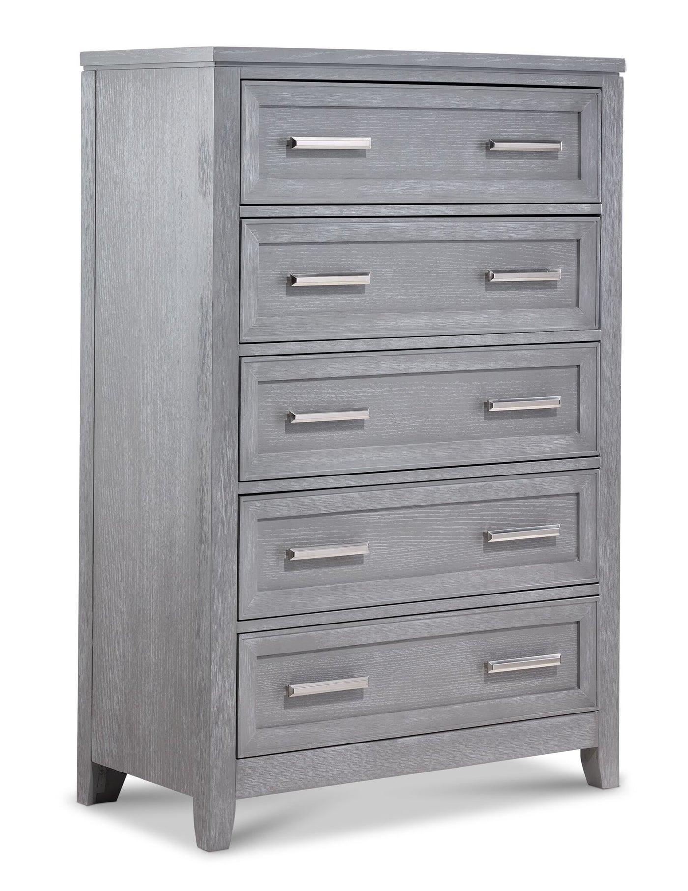 Silverstone 5-Drawer Chest - Mist Grey