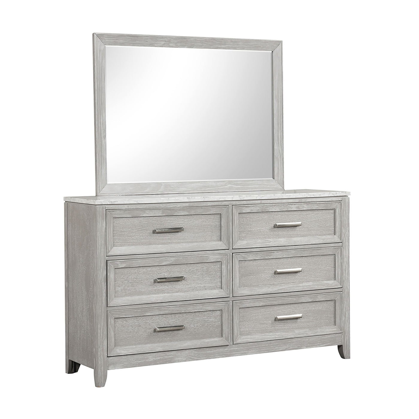 Silverwood Mirror - Mist Grey