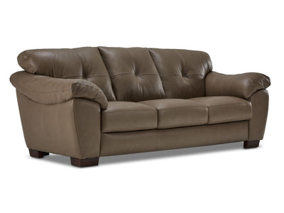 Sloan II Leather Sofa - Chocolate
